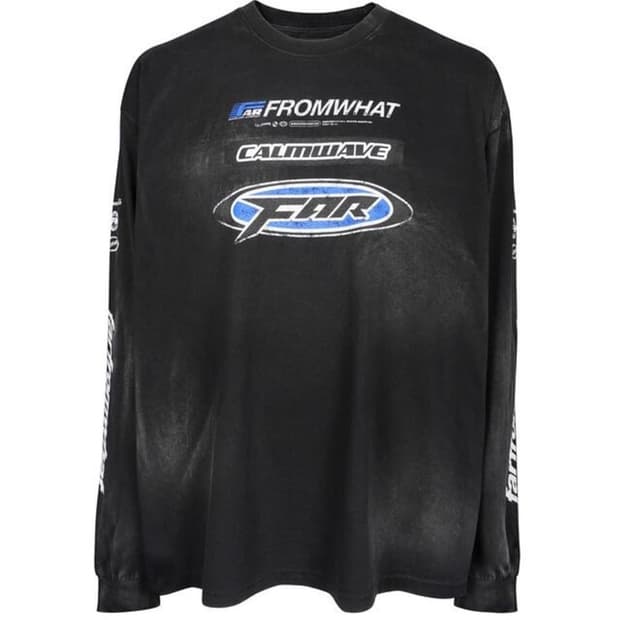 파프롬왓 워시드 로고 롱슬리브 2