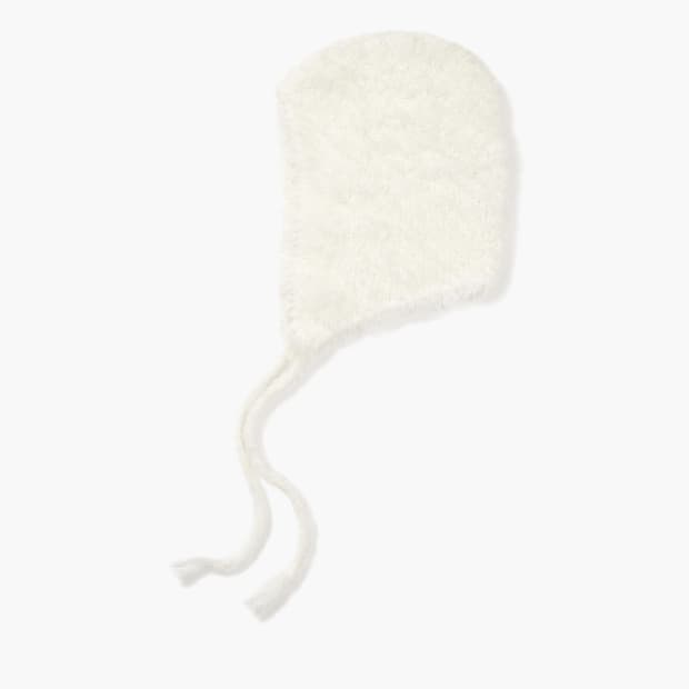 마지셔우드 헤어리 이어플랩 비니 (아이보리)