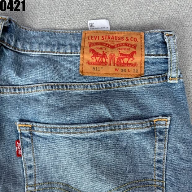 리바이스 511 청바지 W36 L32