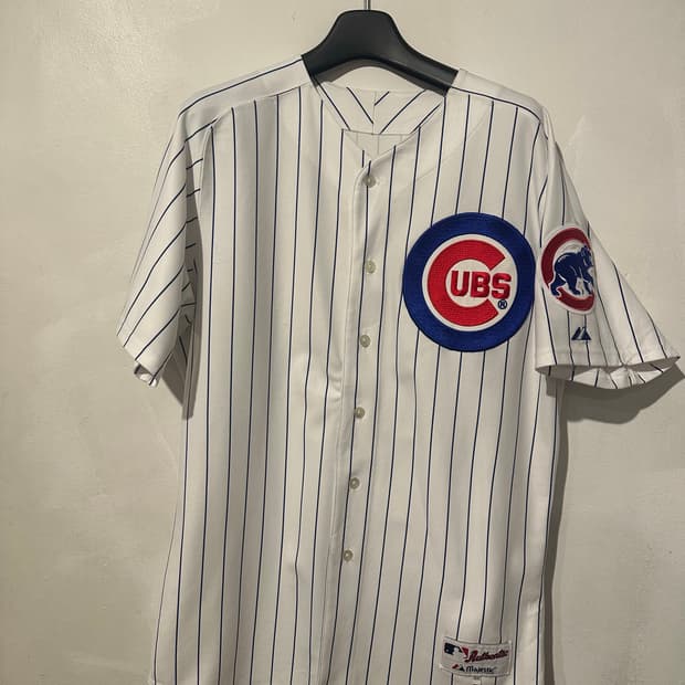 빈티지 90s 시카고 컵스 베이스볼 져지