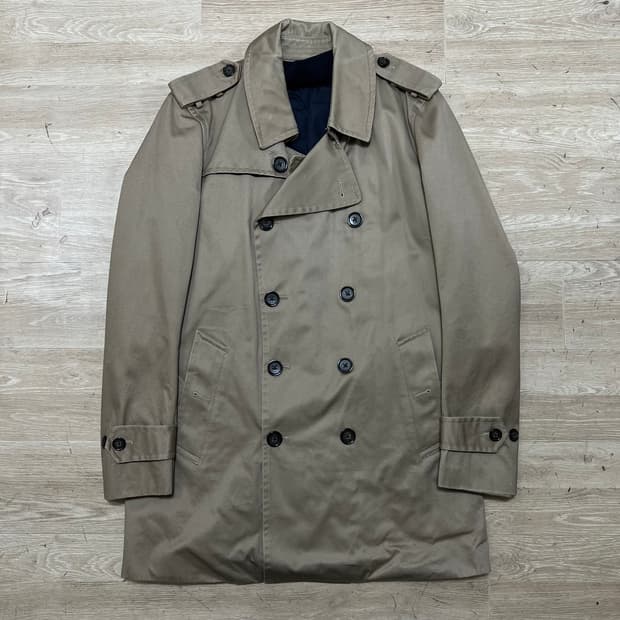바나나 리퍼블릭 안감 내피 더블 트렌치코트 [라이트 베이지] M/95