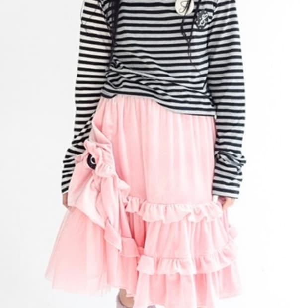 샵페어리 romantic velvet midi skirt (pink)