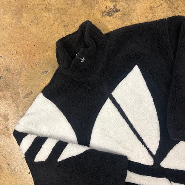 [정품/85,xs] 아디다스 쉐르파 플리스 자켓 b17