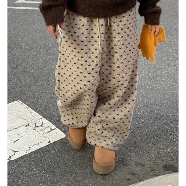 (새상품) 후리스 팬츠