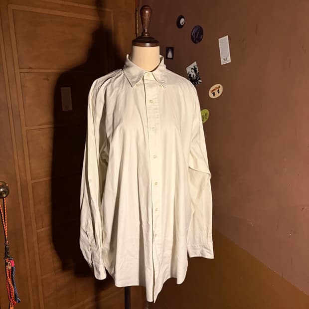 POLO RALPH LAUREN BLAKE 2PLY WHITE SHIRT