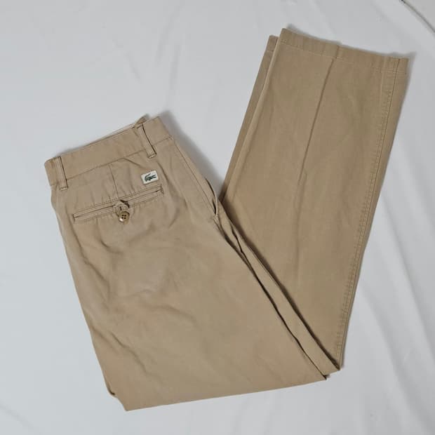 라코스테 오리지널 치노팬츠 바지 슬랙스 베이지 남성 30