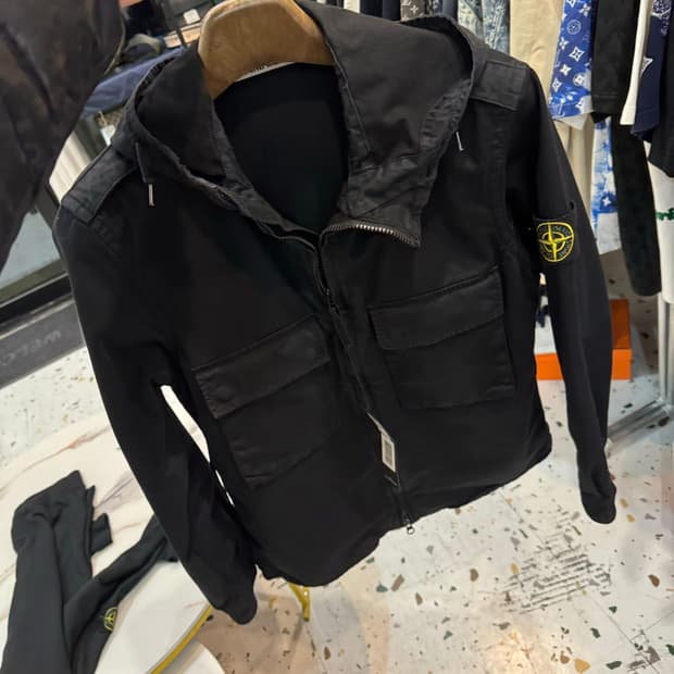 [스톤아일랜드 Stone Island 후드 셔츠 / S사이즈]