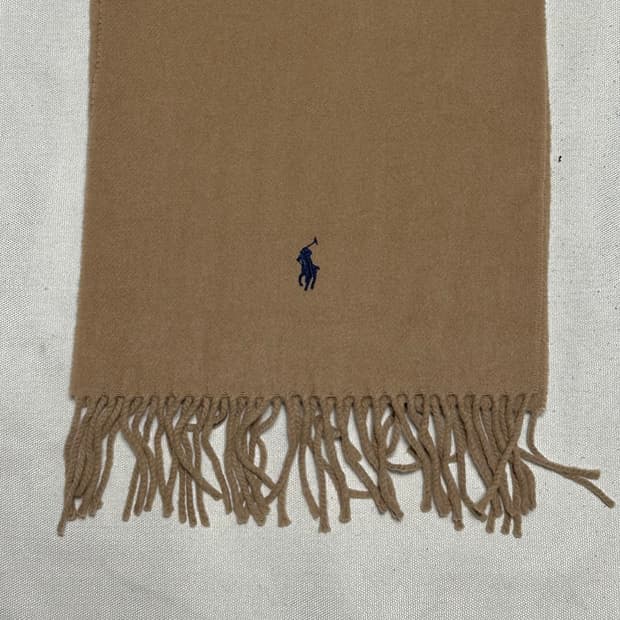 OS 폴로랄프로렌 브라운 울 머플러