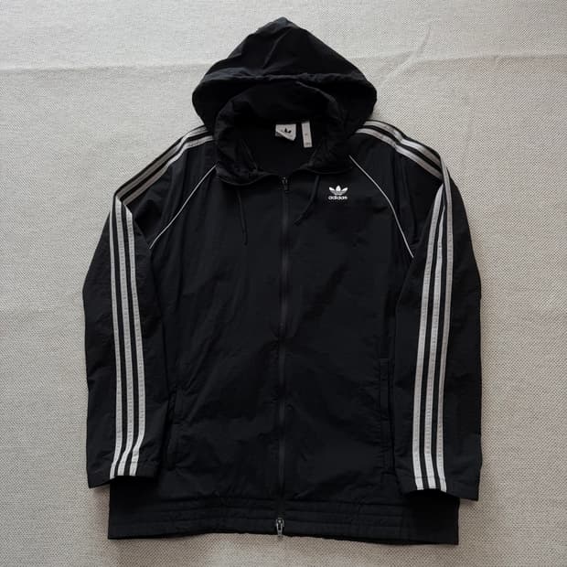 아디다스 오리지널 로고 바람막이