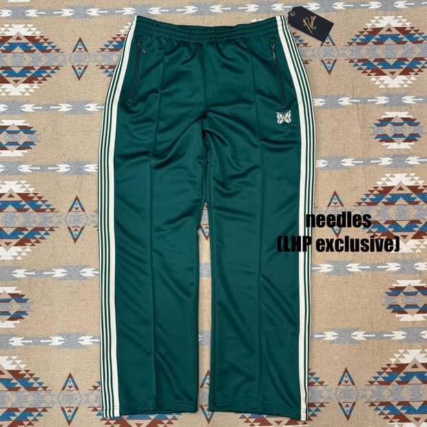 [L] 니들스 트랙 팬츠 스트레이트핏 그린 - LHP 한정