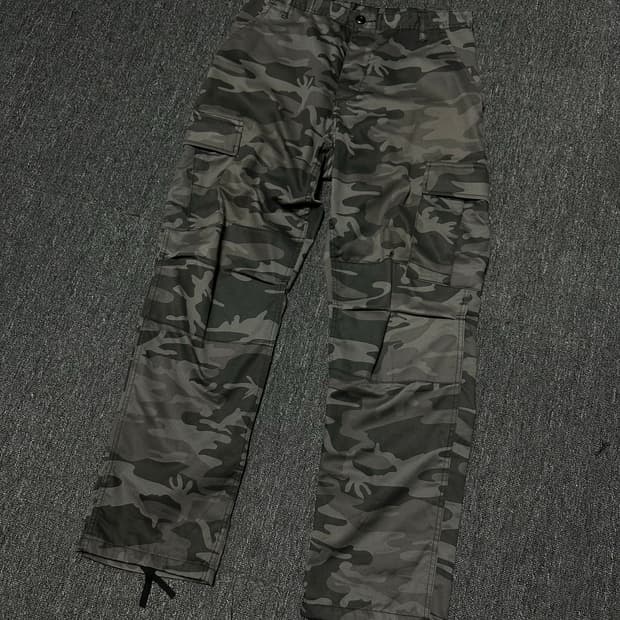 로스코 카모 택티컬 BDU 팬츠 블랙