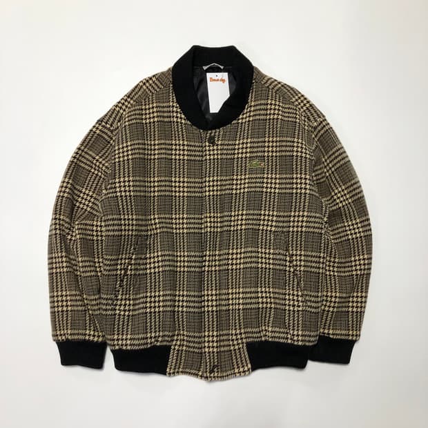 라코스테 울 봄버자켓 