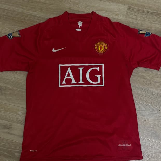 맨체스터유나이티드 우승 기념 호날두 마킹 07-08 유니폼