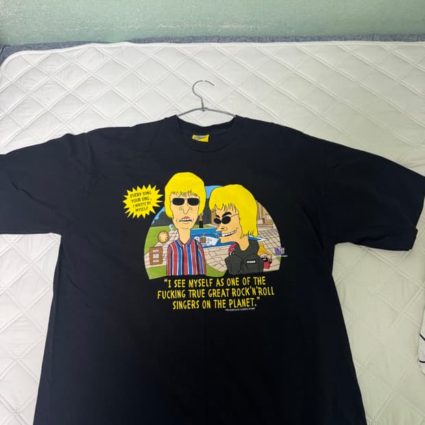 Oasis 비비스 앤 버트헤드 빈티지 리프린트 티셔츠 2xl