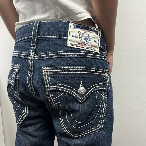 [30] 트루릴리젼 슬림핏 청바지