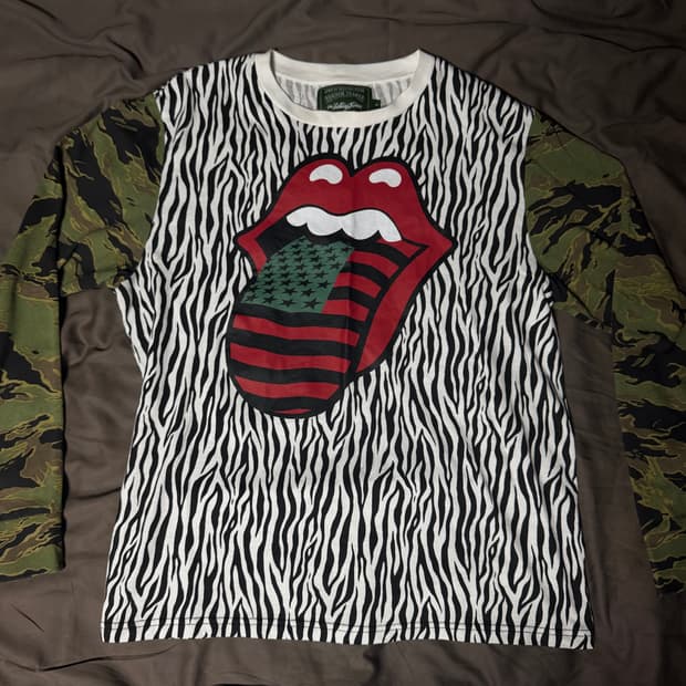 데님 티어스 x 롤링 스톤스 협업 롱슬리브