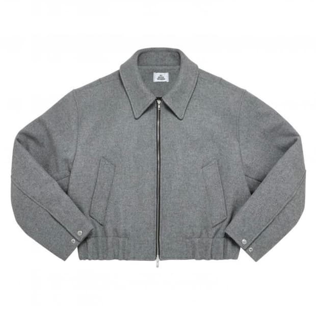 [L] MJD 울 크롭 자켓 그레이