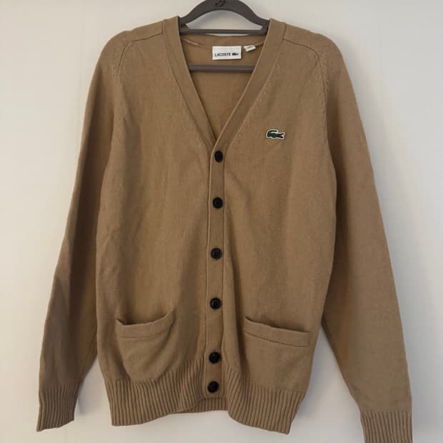 라코스테 울 가디건