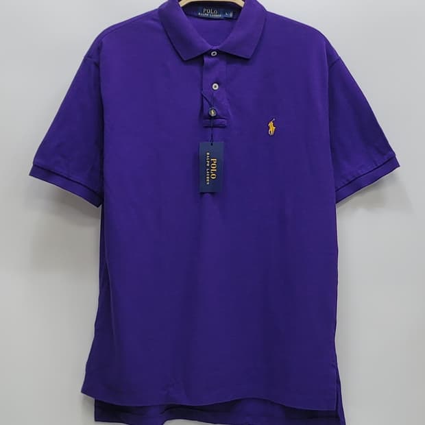 (새상품) POLO 폴로 랄프로렌 옐로우 포니 카라 티셔츠  / 남 L 