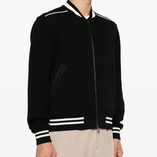 몽클레어 블랙와펜 가디건