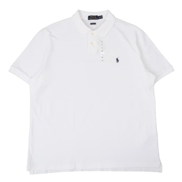 폴로 랄프로렌 화이트 클래식핏 반팔 카라티