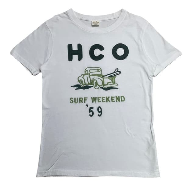 HOLLISTER 프린팅 반팔 티 S