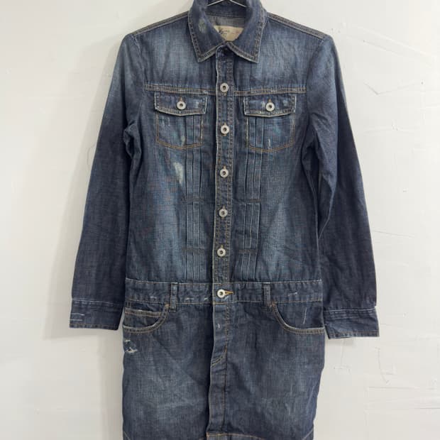 gap denim shirt onepeice
