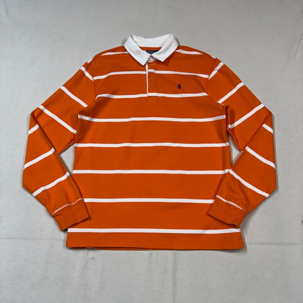 M) 폴로 랄프로렌 단가라 럭비티 긴팔 카라티