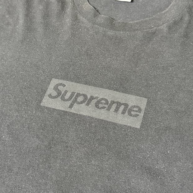 Supreme 톤온톤 박스 로고 티셔츠
