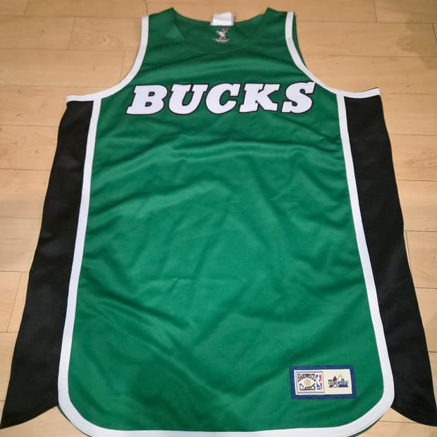 마제스틱 밀워키 벅스 하드우드 클래식 NBA 저지 XL