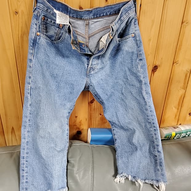 리바이스 501 하프바지 28