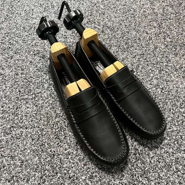 호킨스 드라이빙 슈즈 리얼 레더 41