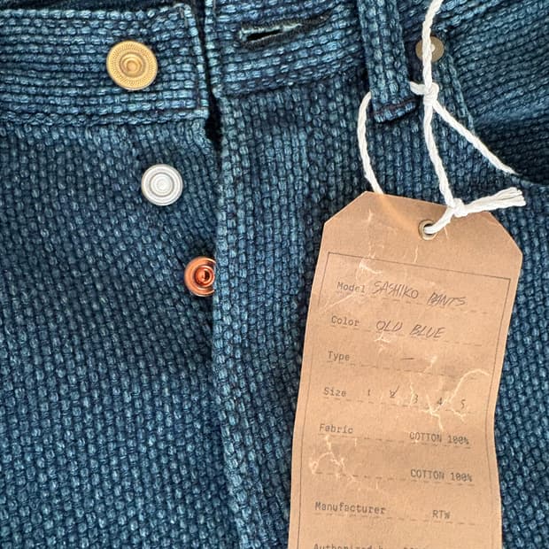 키바타 사시코 팬츠 올드블루 2 (신규)