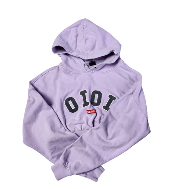 OIOI 크롭 후드티