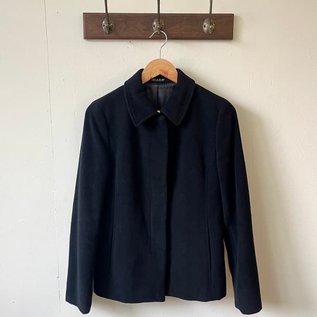 COMME CA DU MODE 앙고라 숏 코트