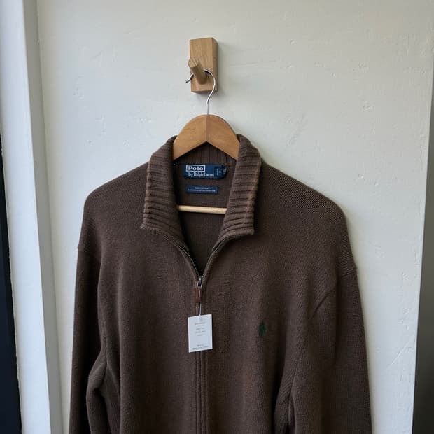 15572 - 폴로 랄프로렌 브라운 니트 집업