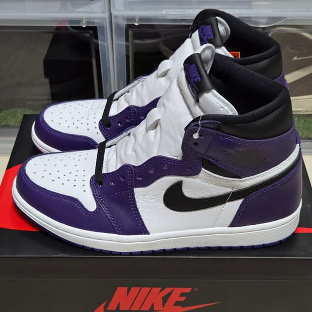 [판매](260)조던 1 레트로 하이 OG 코트 퍼플