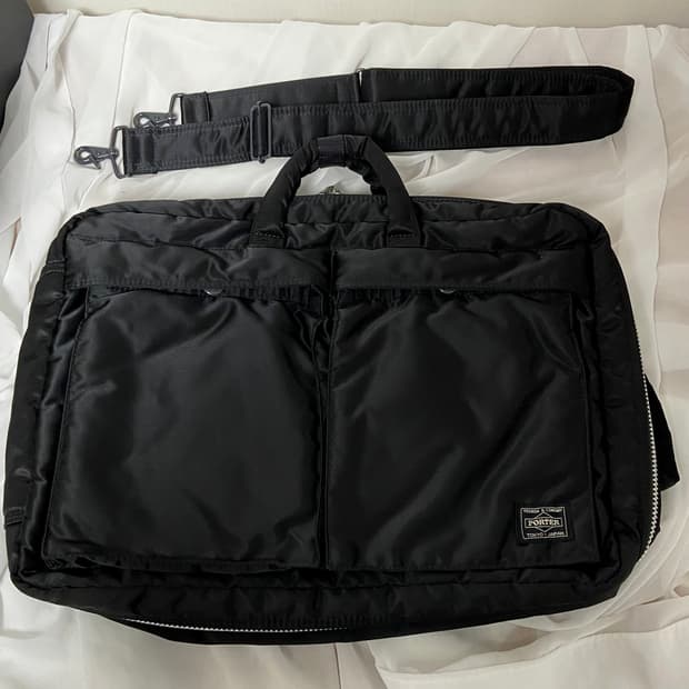 포터 탱커 3way 브리프케이스 블랙