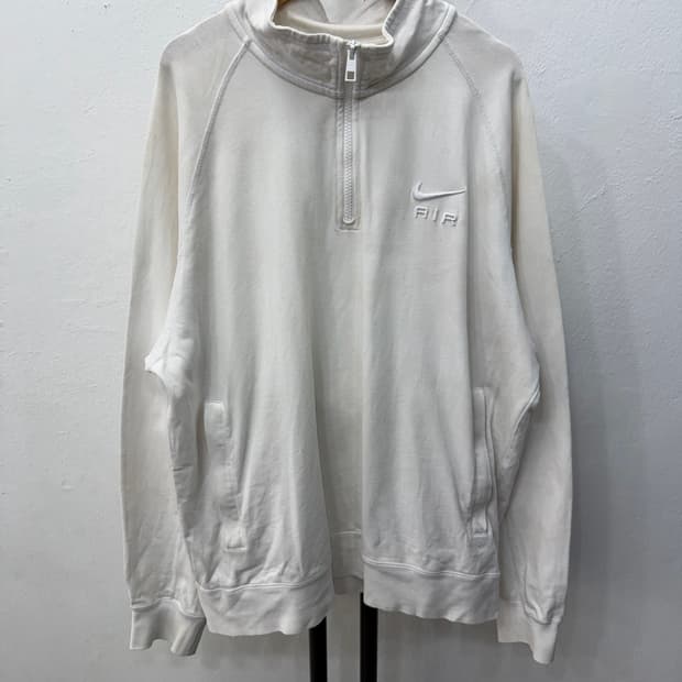 정품)나이키 남성 AIR 하프집업 맨투맨 L