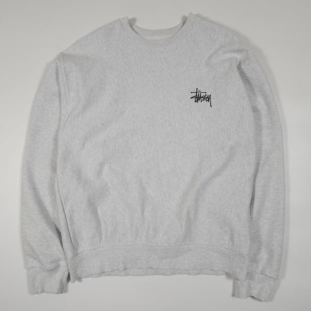 스투시 빅로고 크루넥 맨투맨 