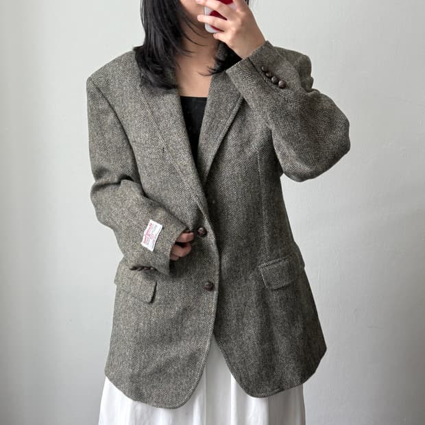 [42R] 해리스트위드 Jos. A. Bank 울 자켓