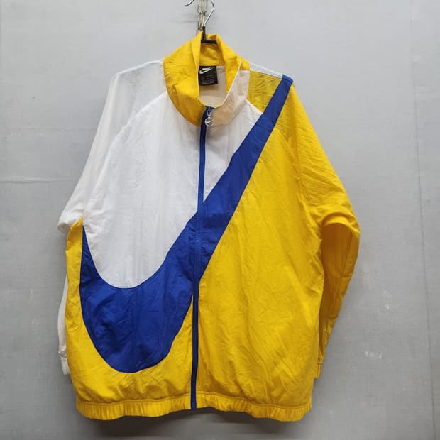 나이키 빅스우시 컬러블록 우븐 바람막이 자켓 M(XL) 남여공용