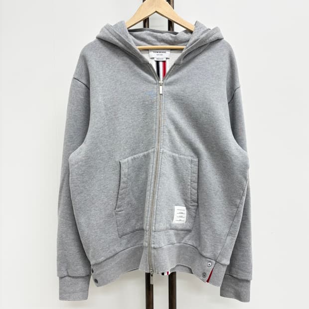 [5]톰브라운 백삼선 후드집업