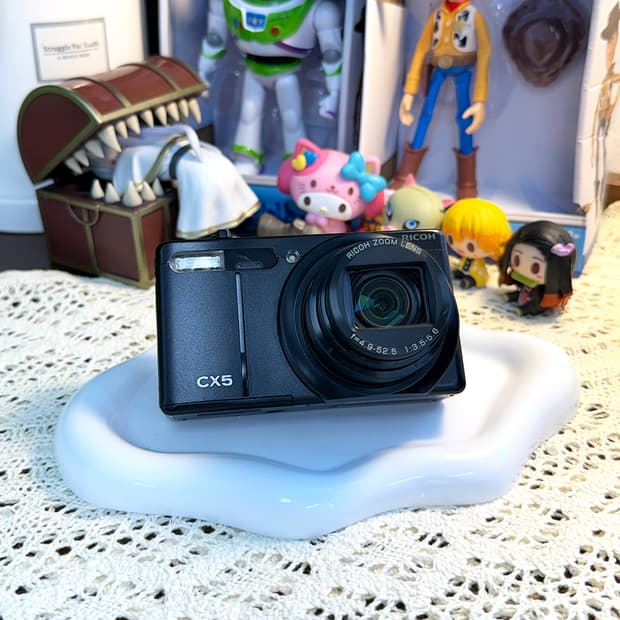 [🎞️필름 감성] 리코 RICOH CX5 블랙 레트로 디지털 카메라