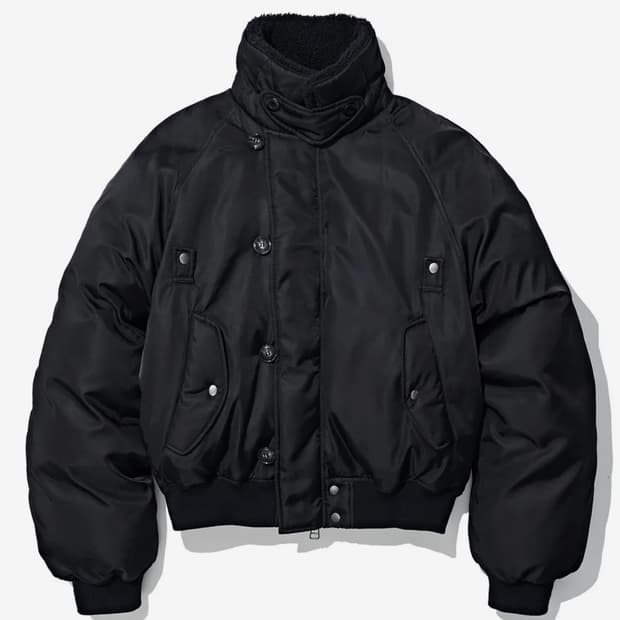 파르티멘토 1950 N2B 밀리터리 숏 파카 블랙