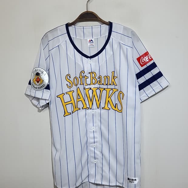 (L) 소프트뱅크 호크스 야구져지 후쿠오카 일본프로야구 유니폼 