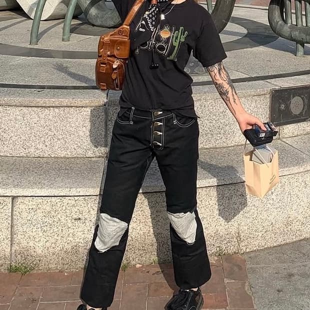 크리스토퍼네메스 데님 트라우저 