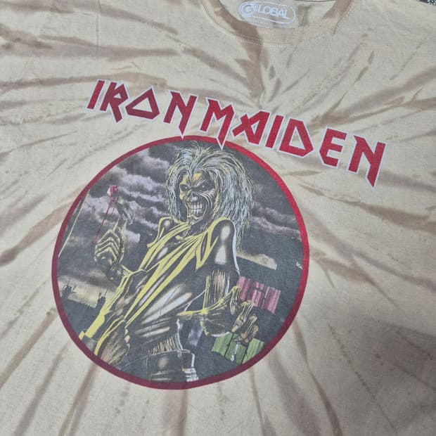 [M,실측XL] 아이언메이든 오피셜티셔츠 -158