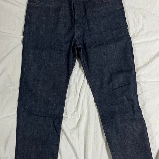 (3)언유즈드 UNUSED 셀비지 생지 데님 팬츠