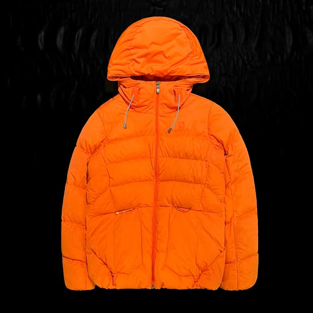 살로몬 오렌지 패딩